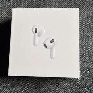 AirPods (3rd Generation) with Lightning Charging Case. New, open box.